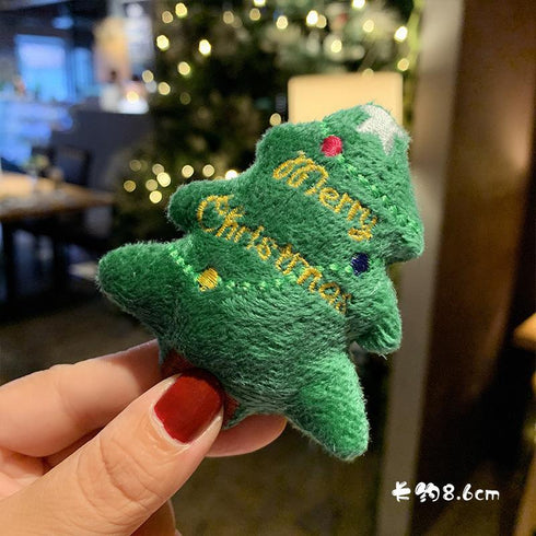 Christmas cartoon brooch